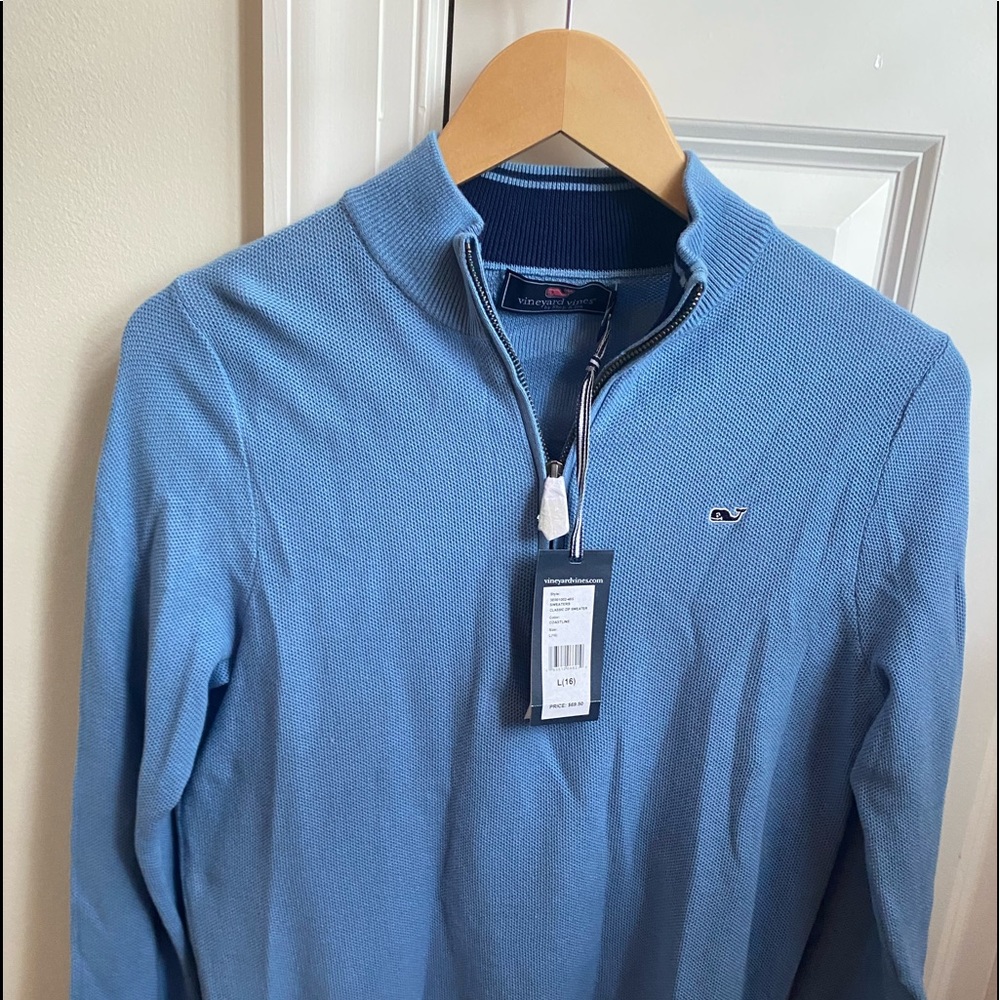 Vineyard Vines: Classic zip sweater NWT